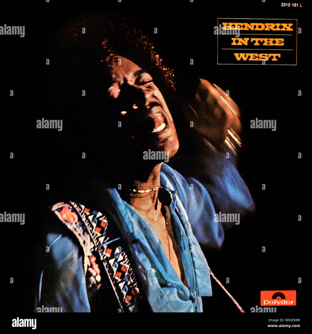 Jimi Hendrix - portada original del álbum de vinilo - Hendrix in the West -  1971 Fotografía de stock - Alamy