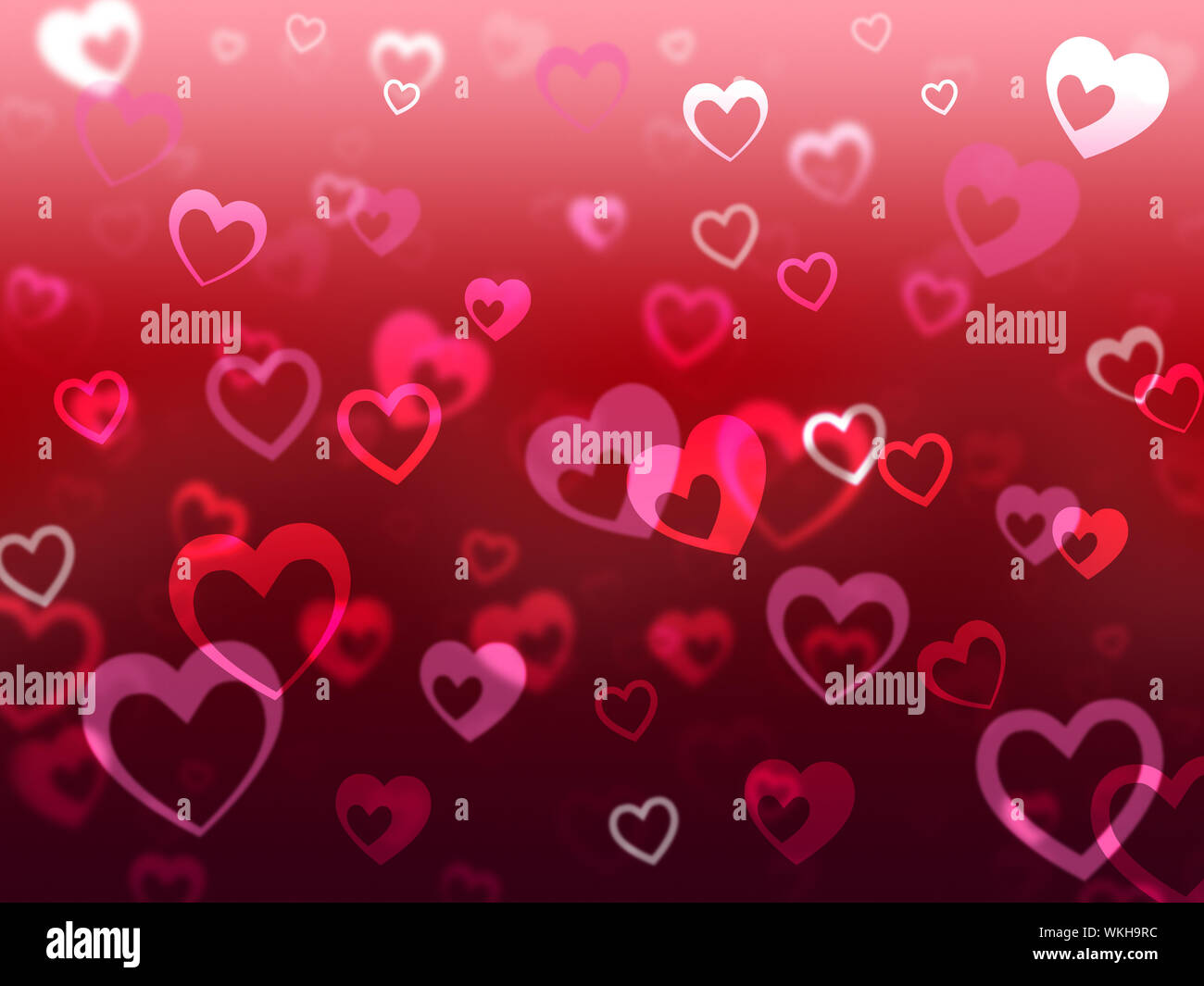 Fondo corazones significan amor adorar y Amistad Fotografía de stock - Alamy