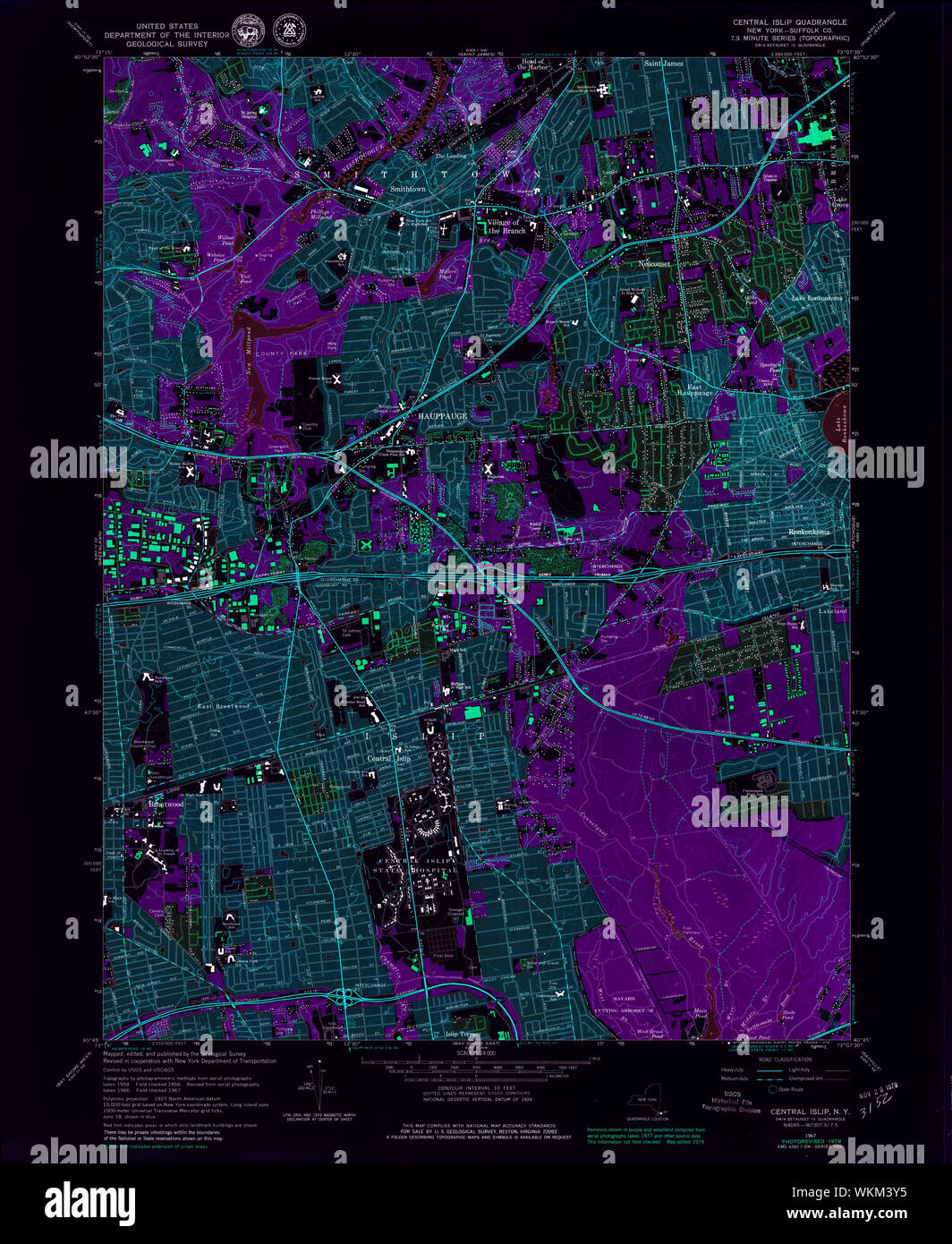 Mapa de central islip nueva york fotografías e imágenes de alta resolución Alamy
