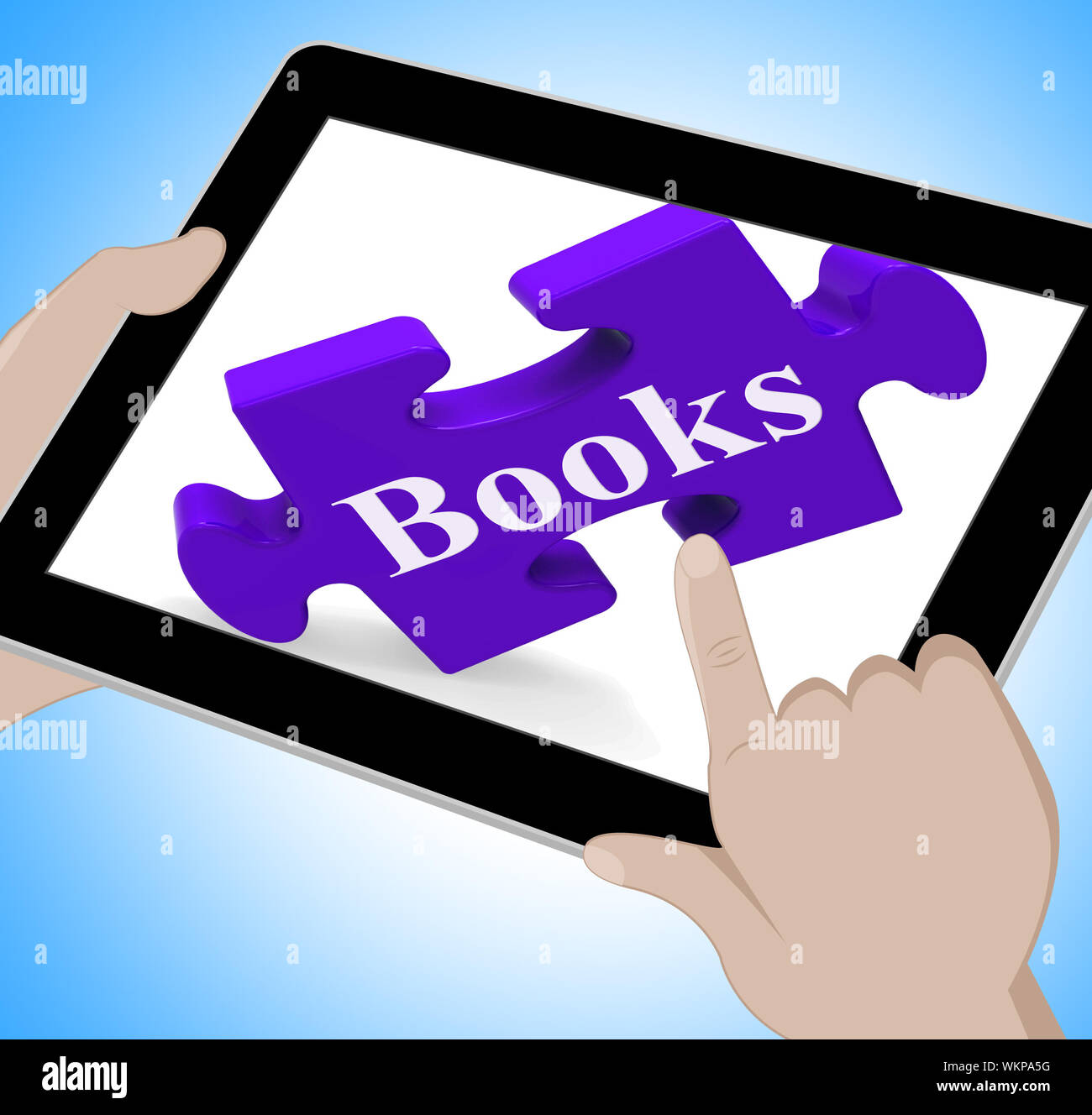 Libros Tablet significado e-Book o leyendo App Fotografía de stock - Alamy