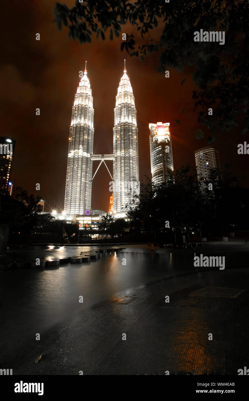 Las torres Petronas Foto de stock