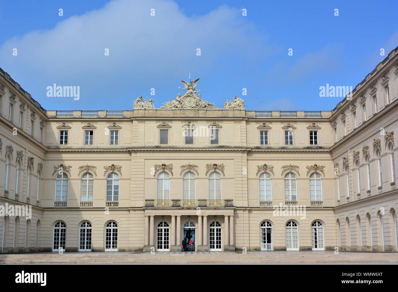 Nuevo palacio Neues Schloss, Herrenchiemsee, Alemania, Europa Foto de stock