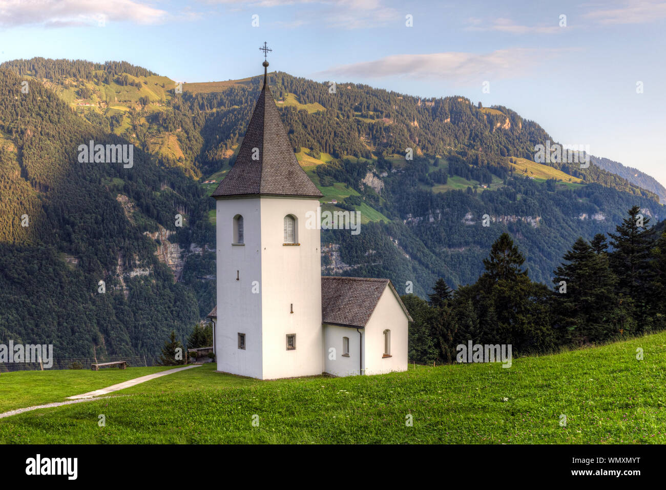 St Joder, Engelberg, Unterwalden Alto, Suiza, Europa Foto de stock
