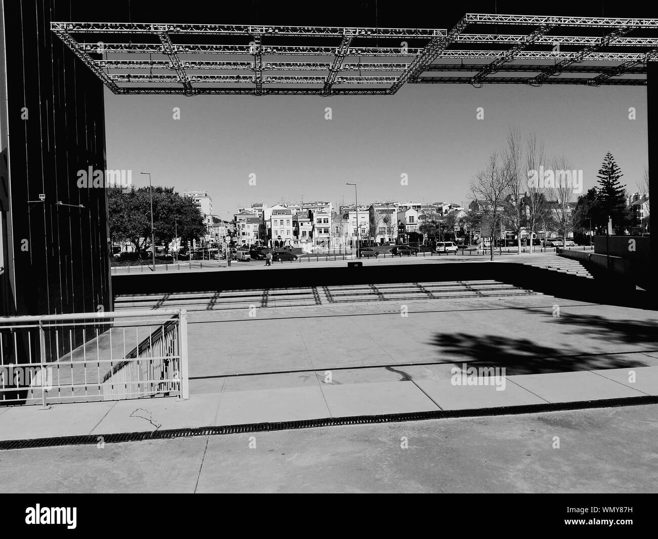 Vista de estructura construida Foto de stock