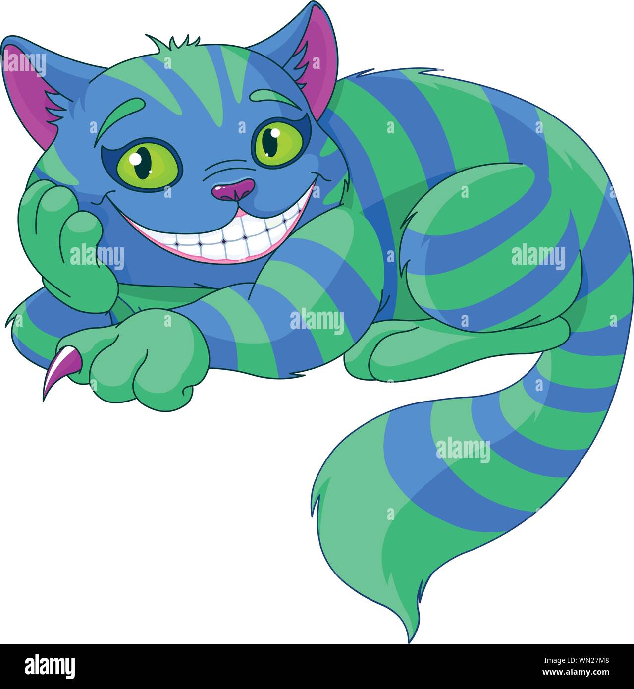 Gato de Cheshire Imagen Vector de stock Alamy