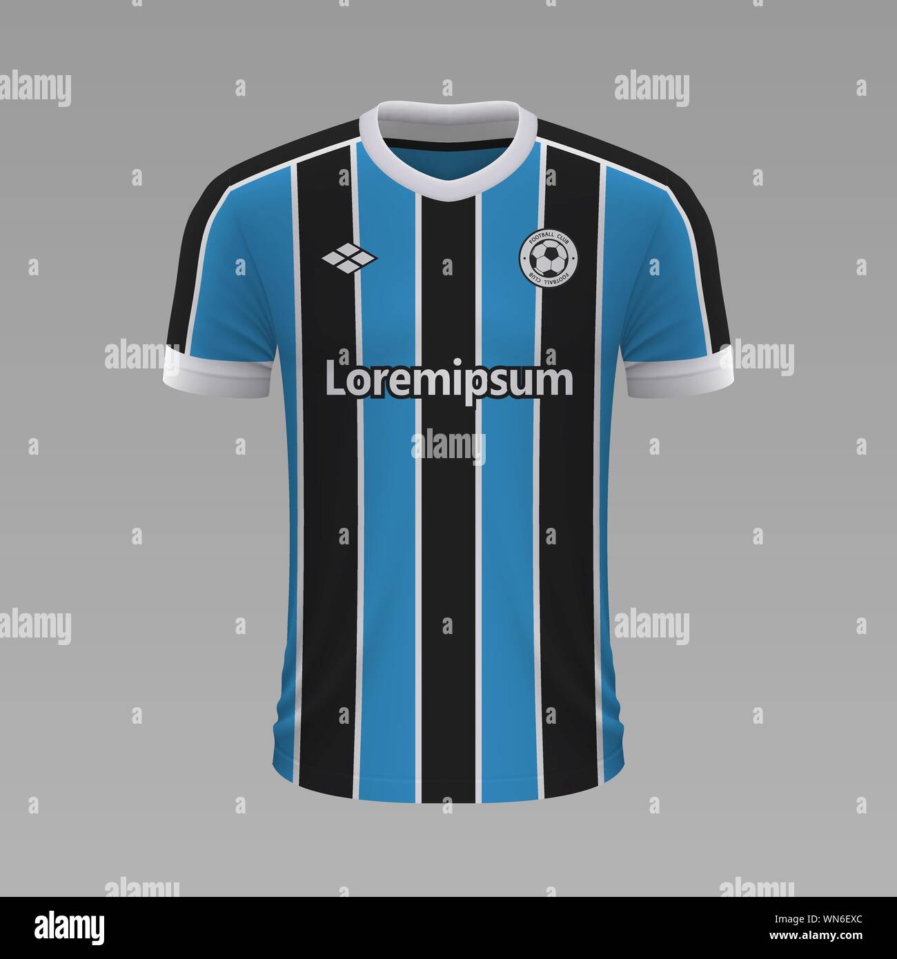 Camiseta de fútbol realista Gremio 2020, Jersey plantilla para kit de  fútbol Imagen Vector de stock - Alamy