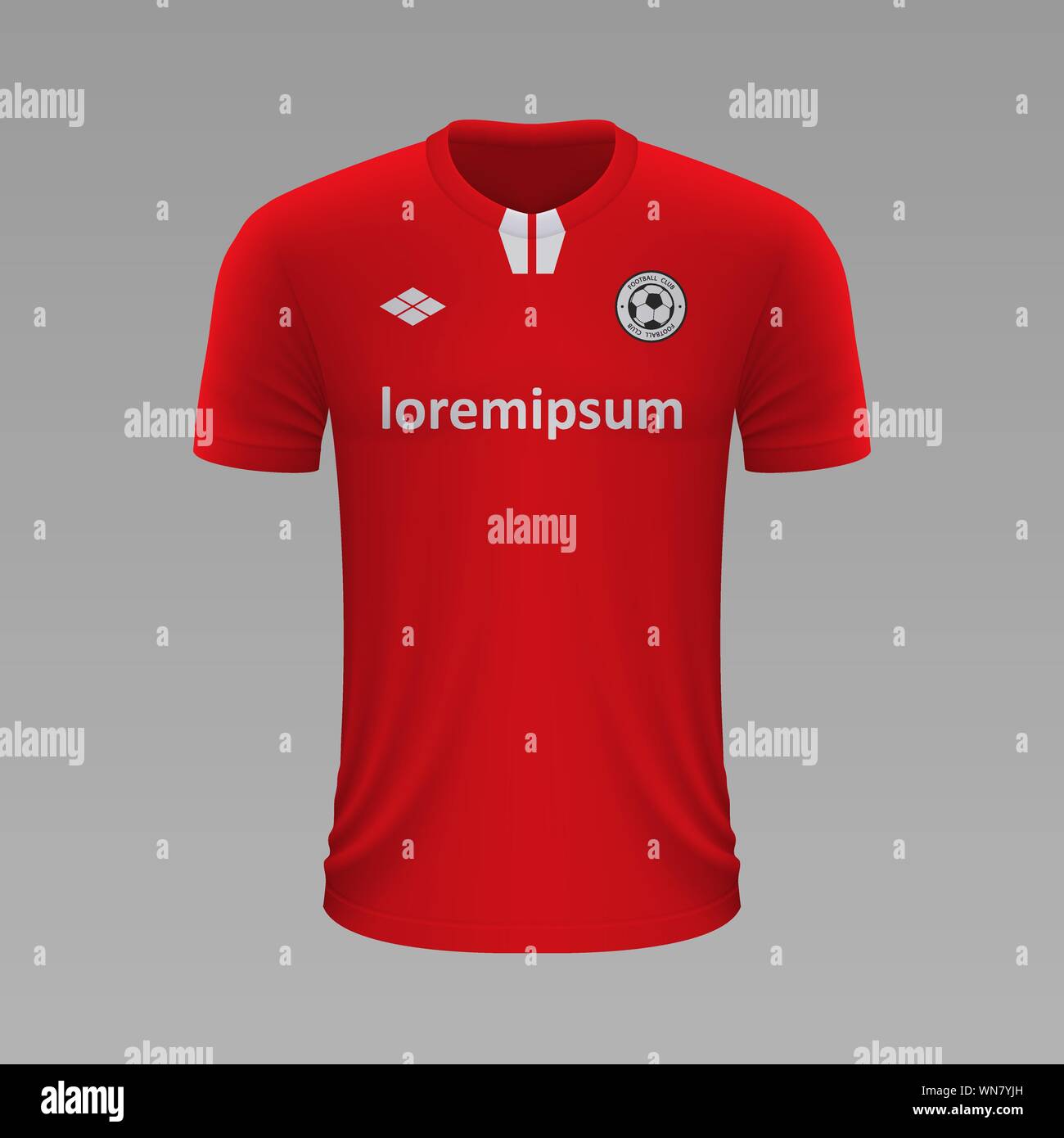 Camiseta de fútbol realista Toluca 2020, Jersey plantilla para kit de  fútbol Imagen Vector de stock - Alamy