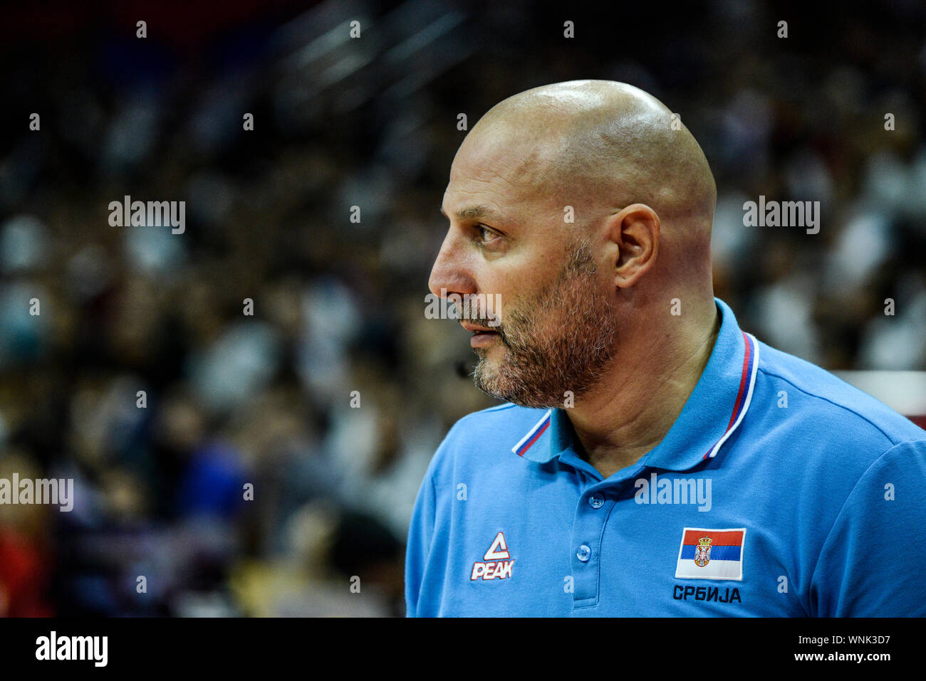 Aleksandar Djordjevic, entrenador del Equipo Nacional de Serbia. Copa del  Mundo de baloncesto China 2019 Fotografía de stock - Alamy