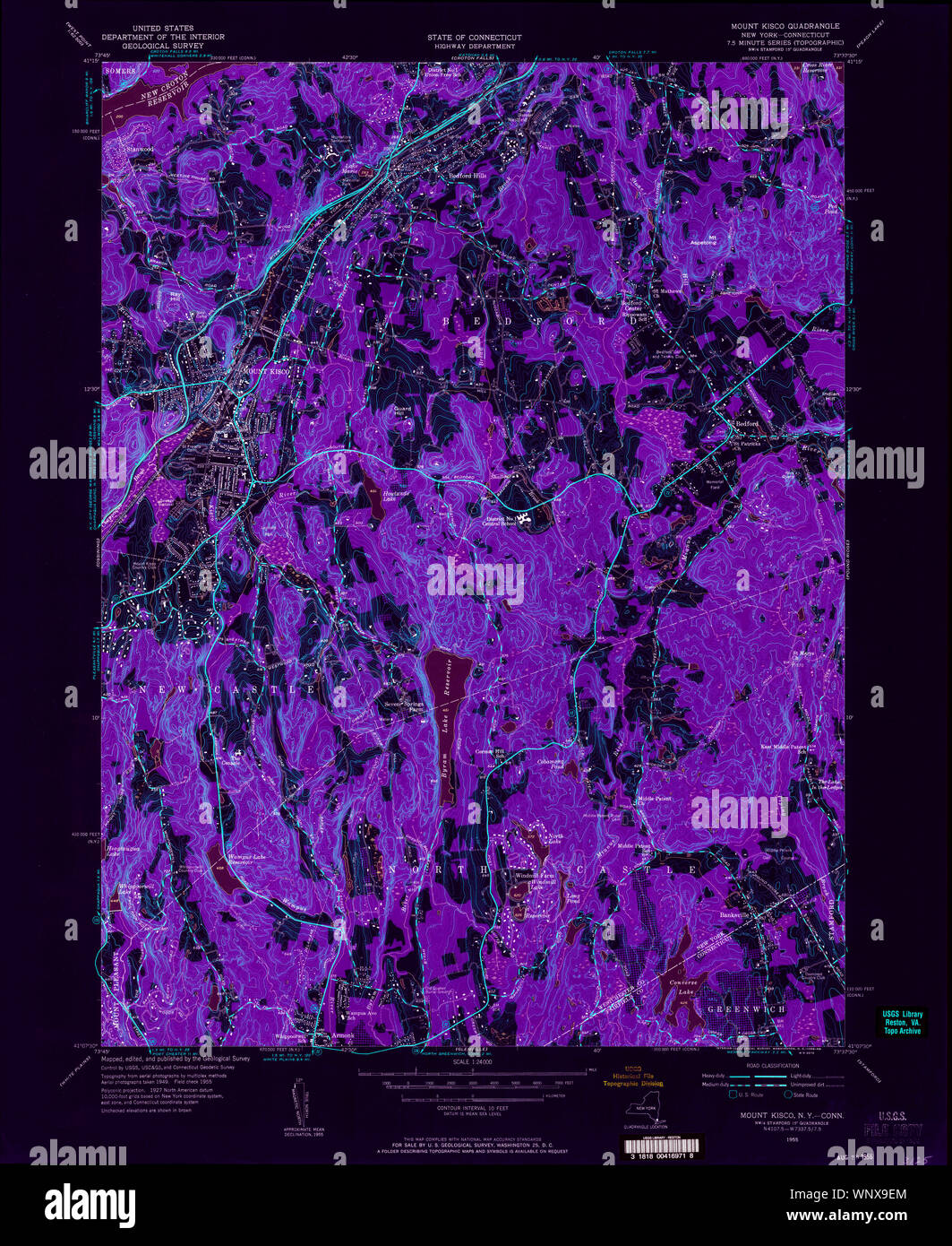 Mappa di new york mount kisco fotografías e imágenes de alta resolución