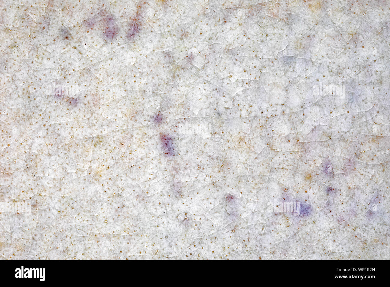 Primerísimo primer plano de cerámica glaseada textura Foto de stock