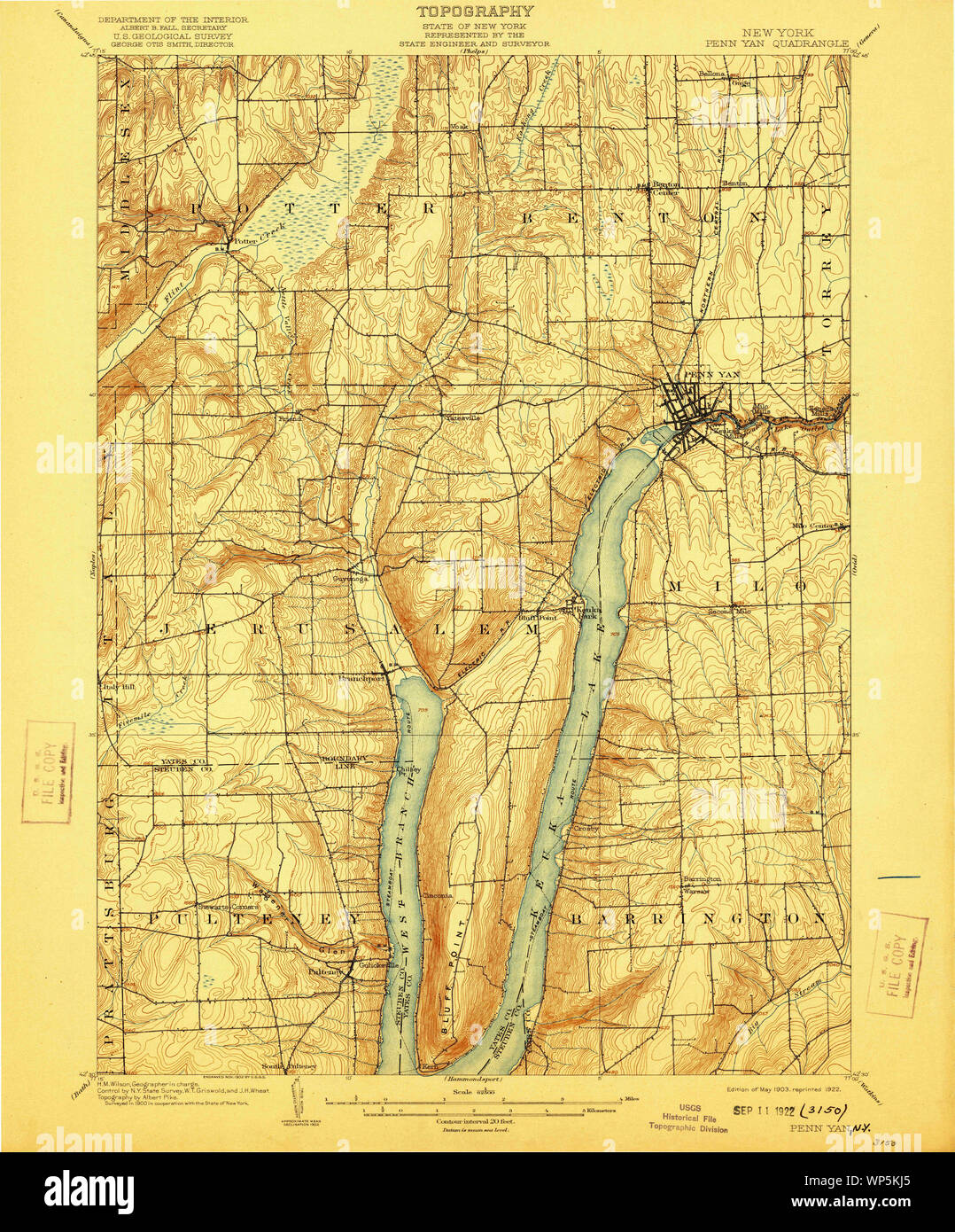 Mapa de penn yan fotografías e imágenes de alta resolución Alamy