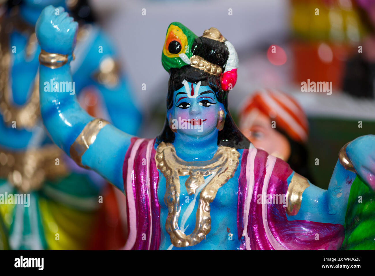El Señor Krishna Idol Foto de stock