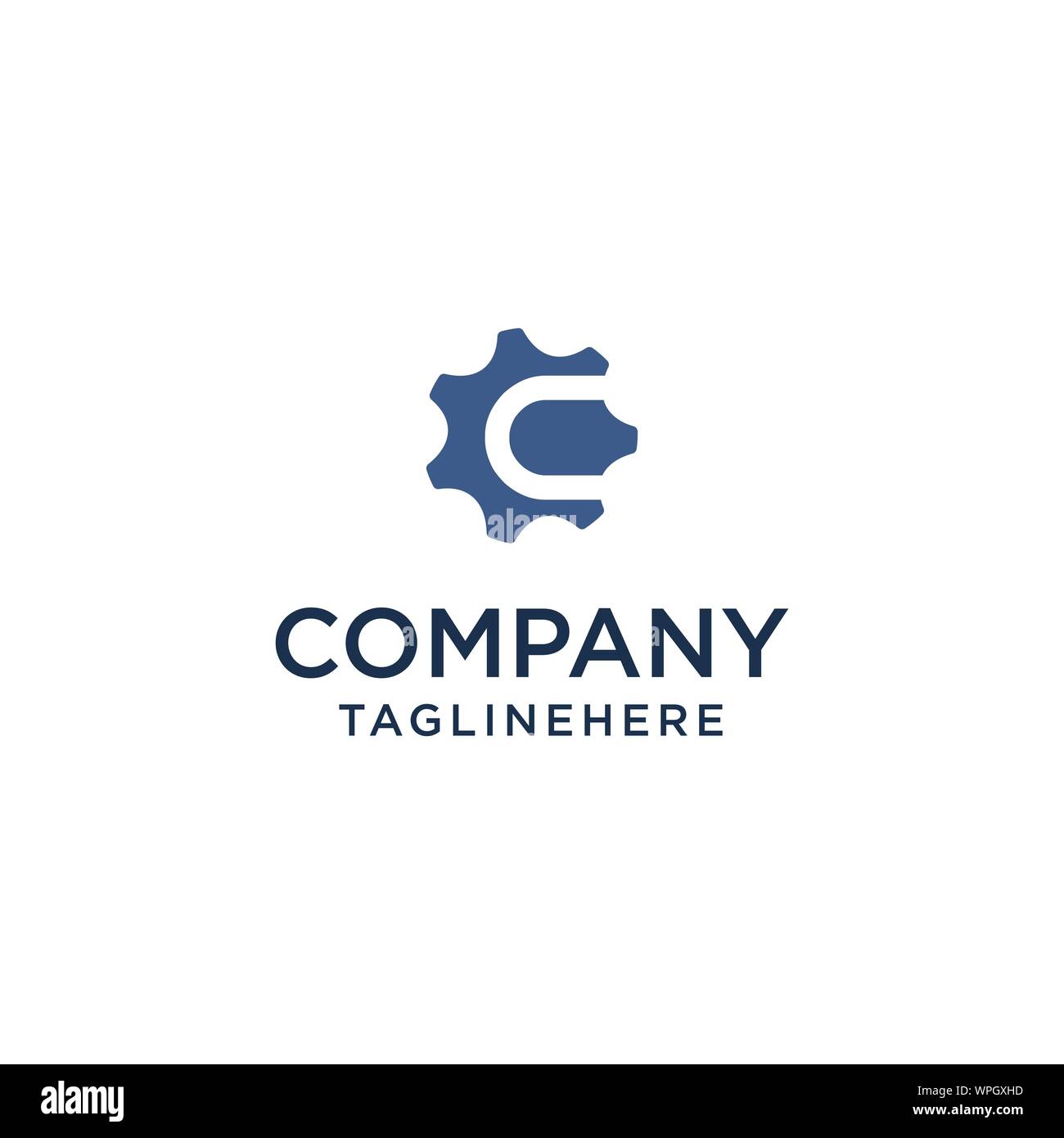 C Letter Gear Icon Design Vector Fotos E Imagenes De Stock Alamy