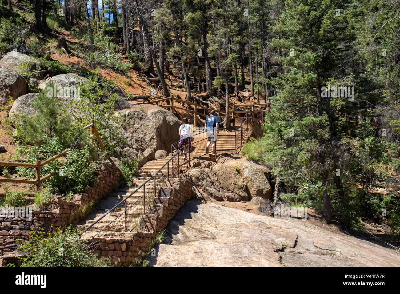 Helen Hunt cae senderos Colorado Foto de stock
