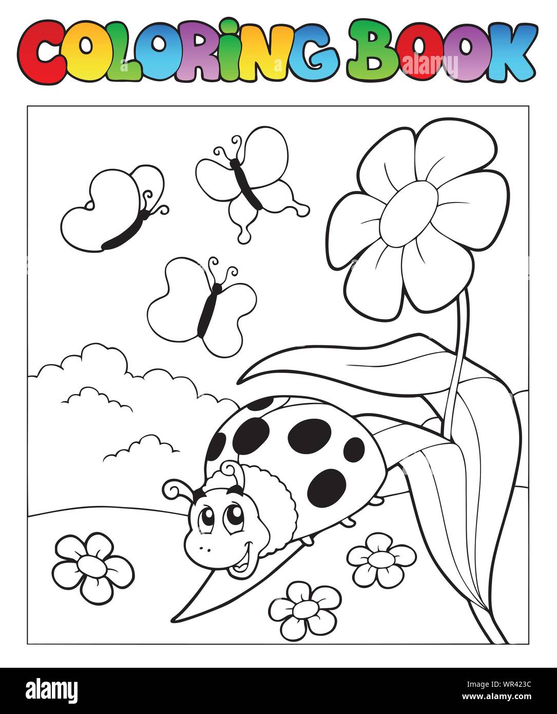 Libro para colorear con ladybug 1 Imagen Vector de stock - Alamy Libro para colorear con ladybug 1 Imagen Vector de stock - Alamy