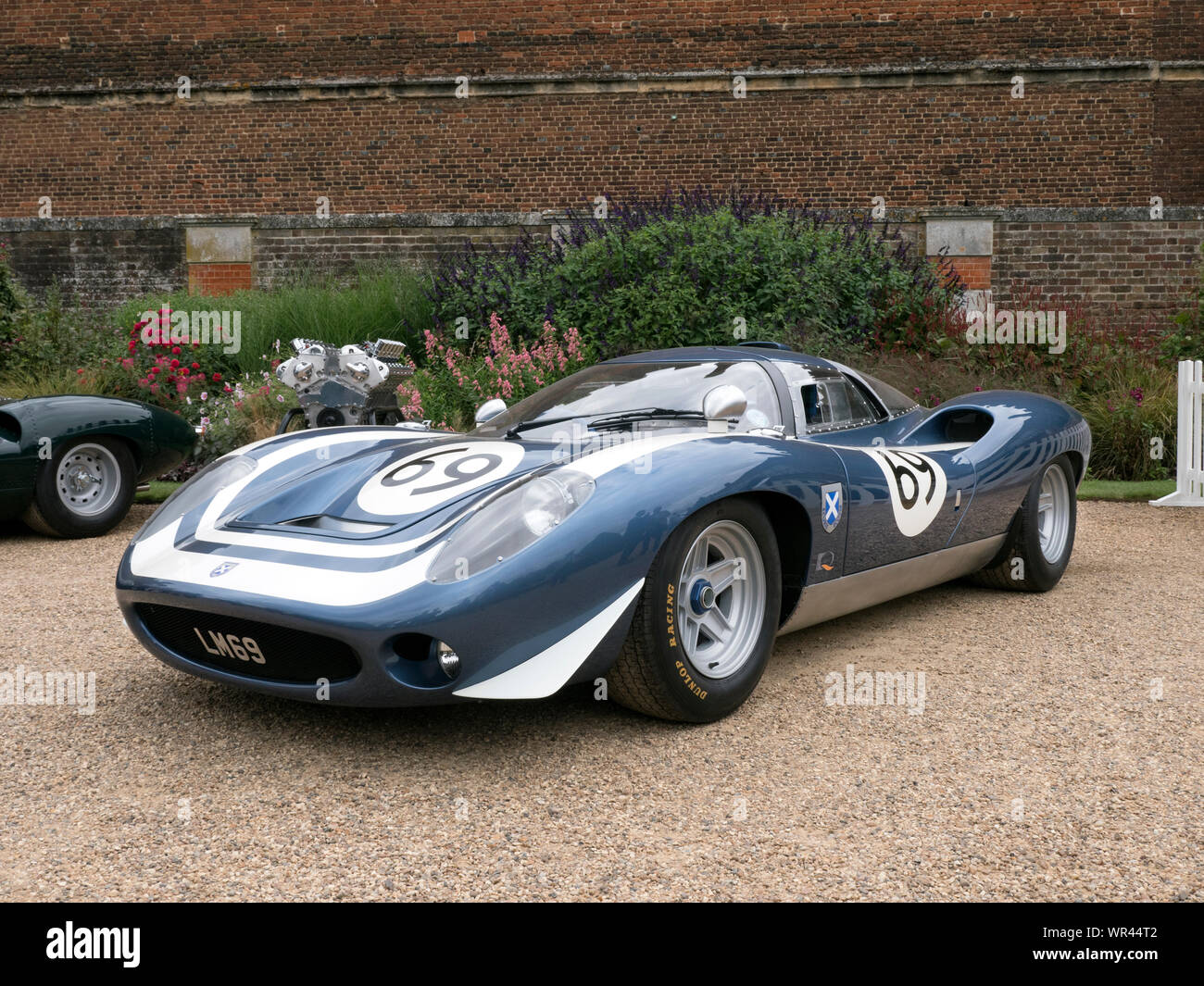 Ecurie Ecosse LM 69 en Hampton Court Concours 2019 Foto de stock