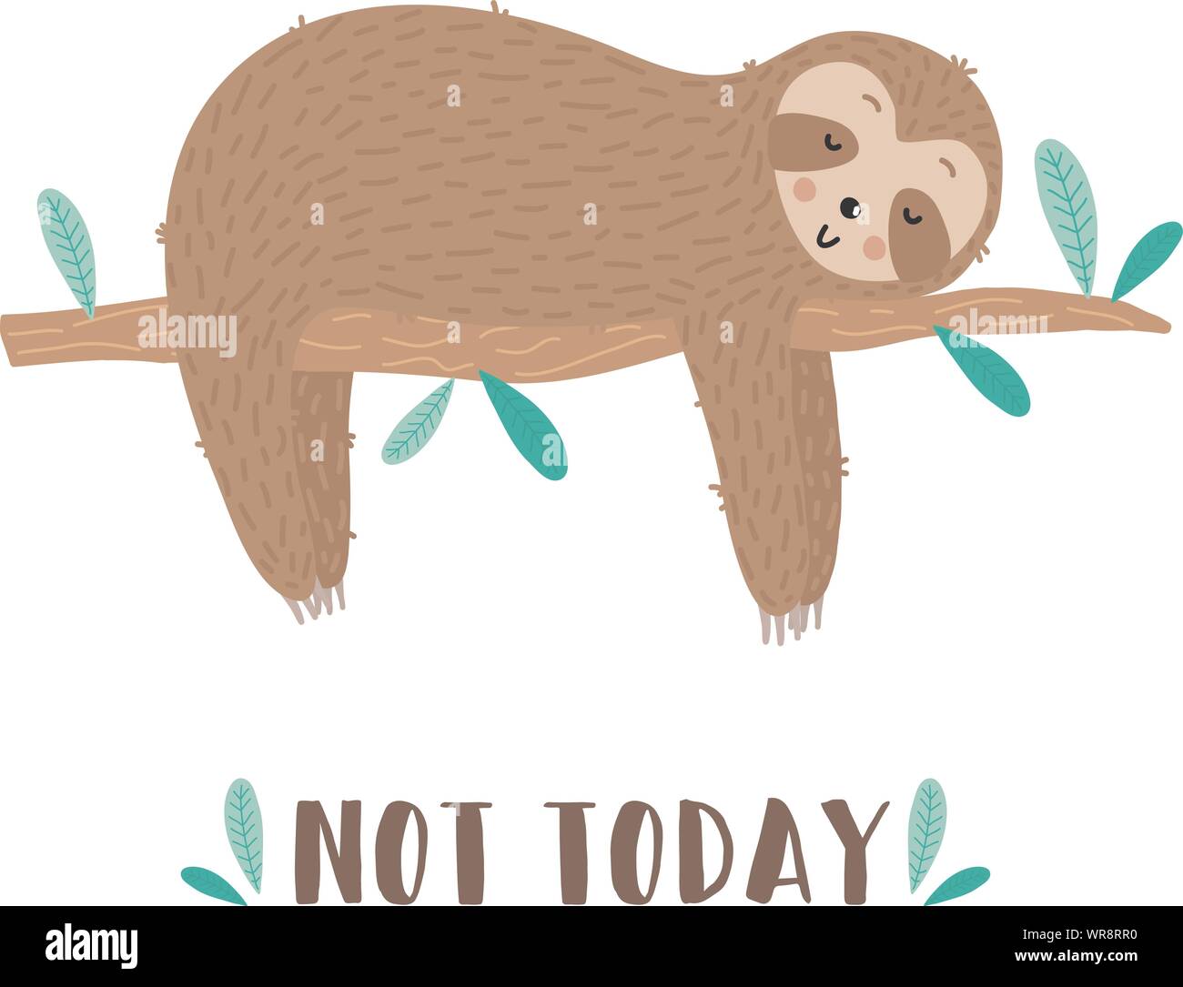 Imagen Vectorial De Un Sonoliento Oso Perezoso En La Rama Dibujado A Mano Ilustracion Dibujos Animados Para Ninos Verano Tropical Vacaciones Tarjetas Banners Impresion De Poster B Imagen Vector De Stock Imagen Vectorial De Un Sonoliento Oso Perezoso En La Rama Dibujado A Mano Ilustracion Dibujos Animados Para Ninos Verano Tropical Vacaciones Tarjetas Banners Impresion De Poster B Imagen Vector De Stock