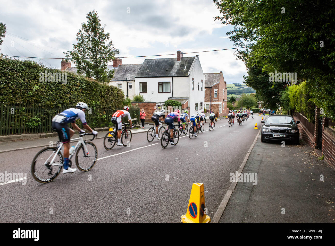 Tour de Bretaña carrera ciclista, etapa 4, Gateshead Foto de stock