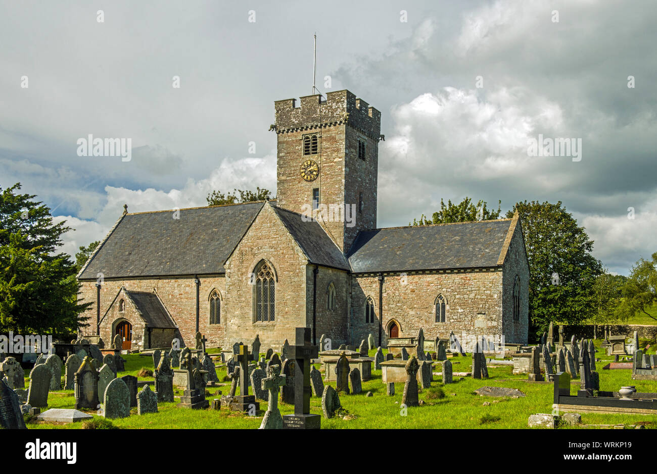 Iglesia de St Marys Coity Bridgend South Wales Foto de stock