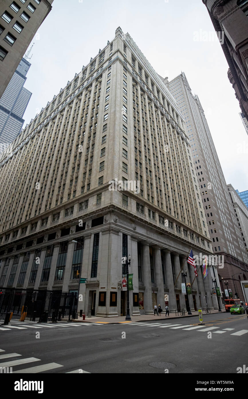El JW Marriott Hotel, anteriormente el City National Bank y confianza edificio de la sede de Chicago, Illinois, EE.UU. Foto de stock