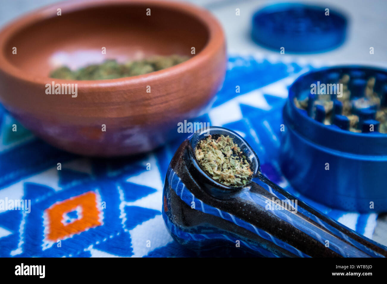 La marihuana en México Foto de stock