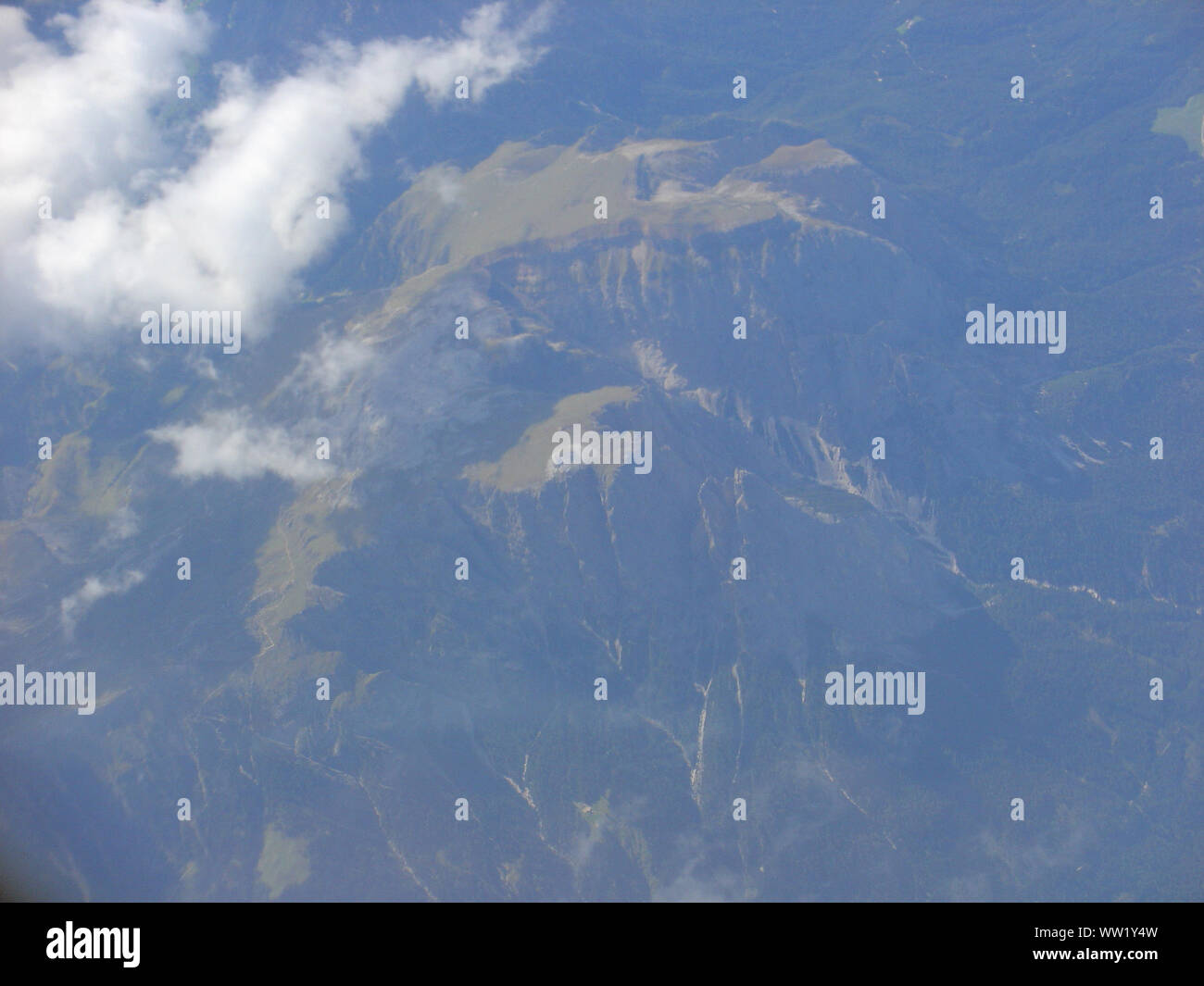 Vista aérea de la Furia de montaña Foto de stock
