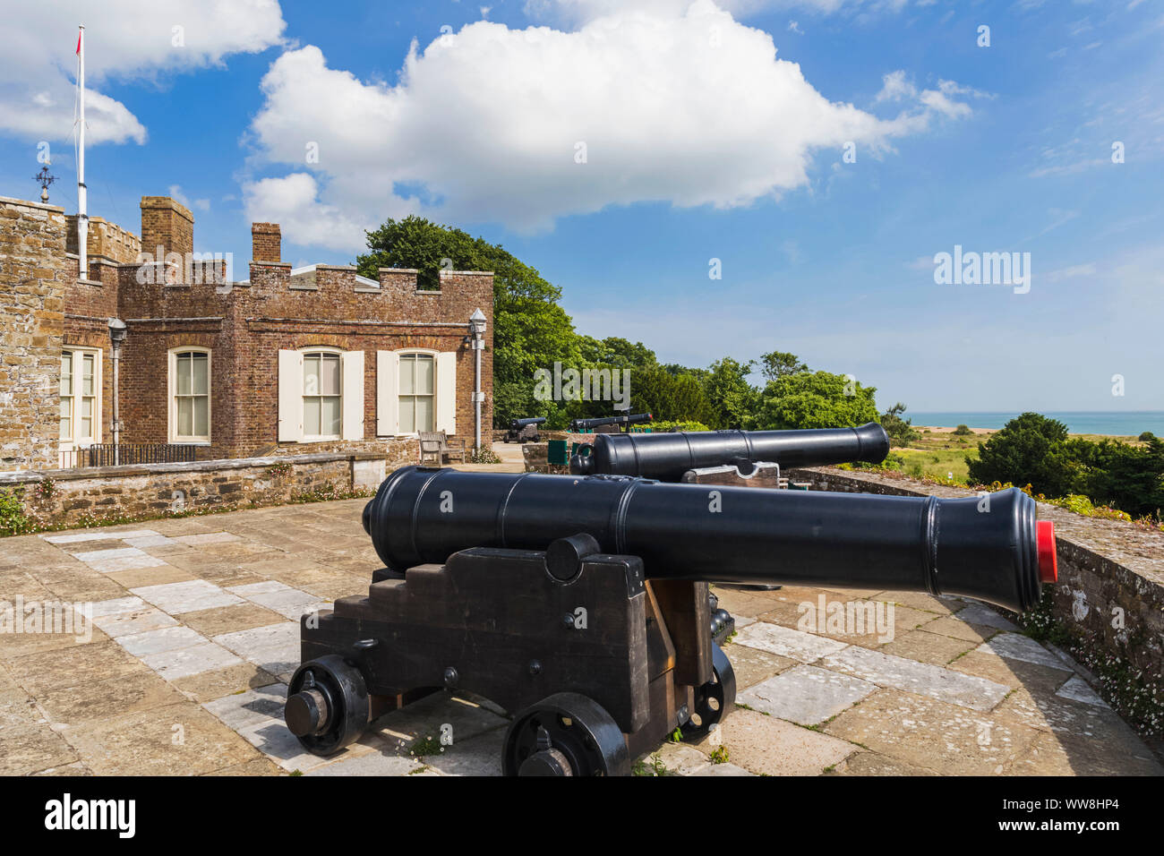 , Kent, Inglaterra, Walmer Walmer Castle Foto de stock