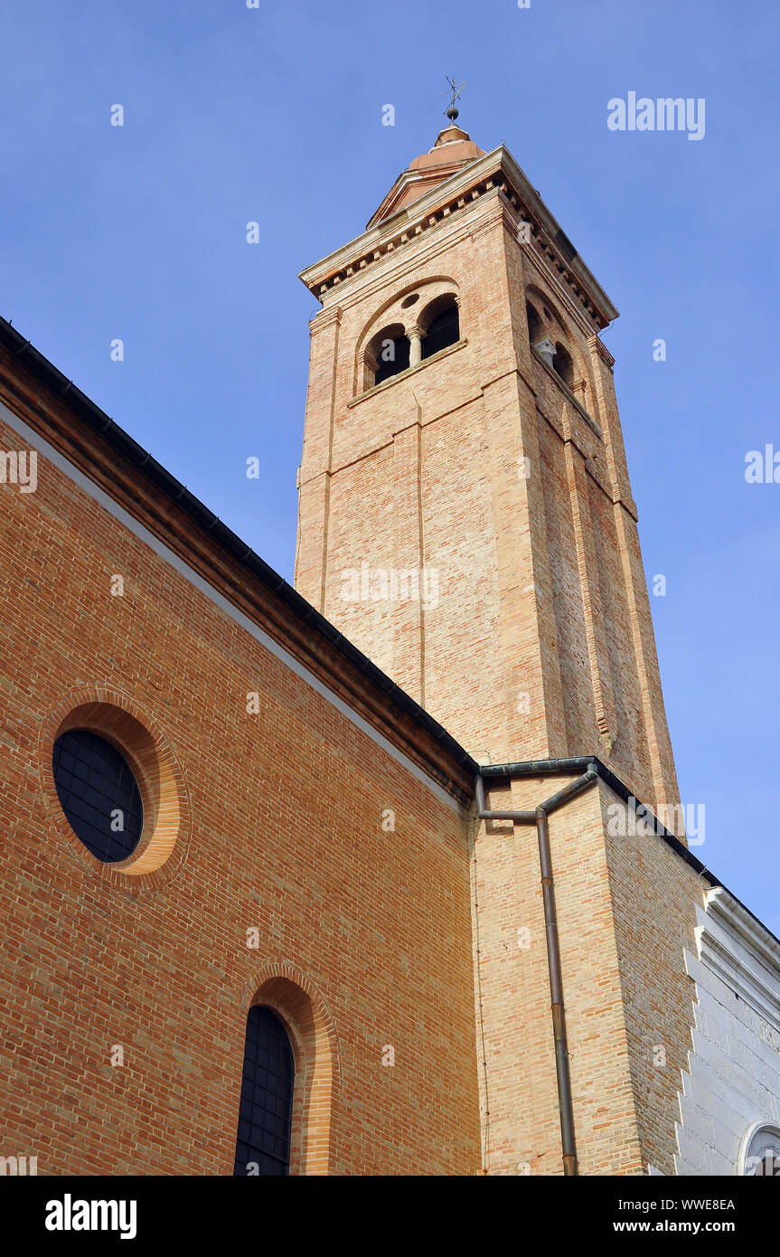 El Tempio Malatestiano, Templo de Malatesta, Rimini, Italia, Europa Foto de stock