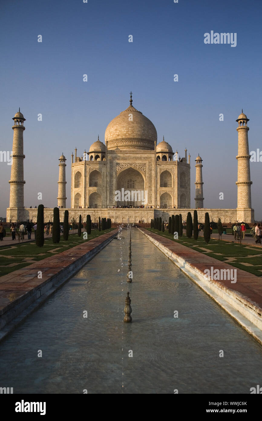 Taj Mahal, Agra, India del Norte, India, Asia Foto de stock