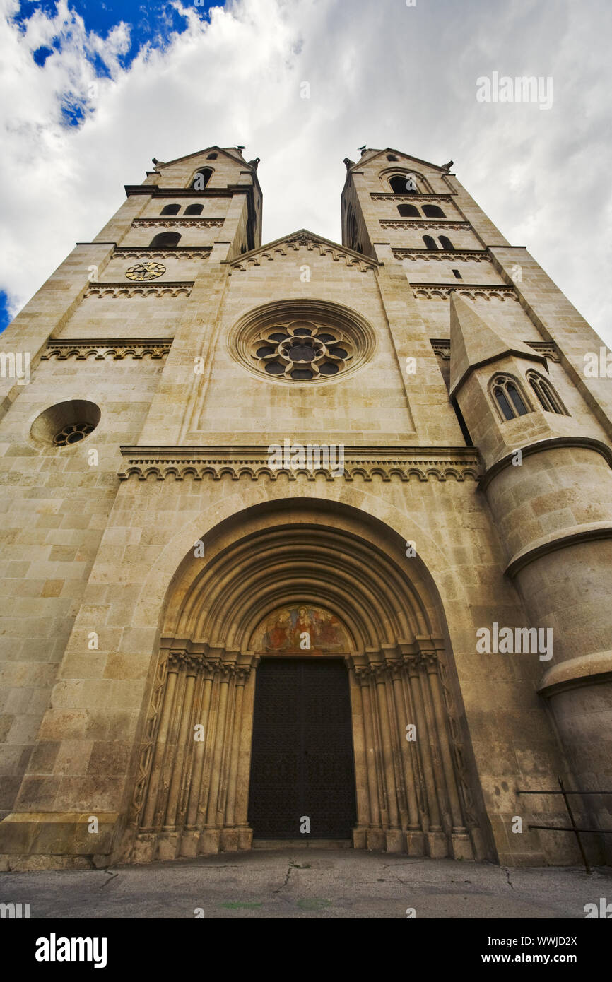 Catedral en Wiener Neustadt, Upper Austria, Austria, Europa Foto de stock