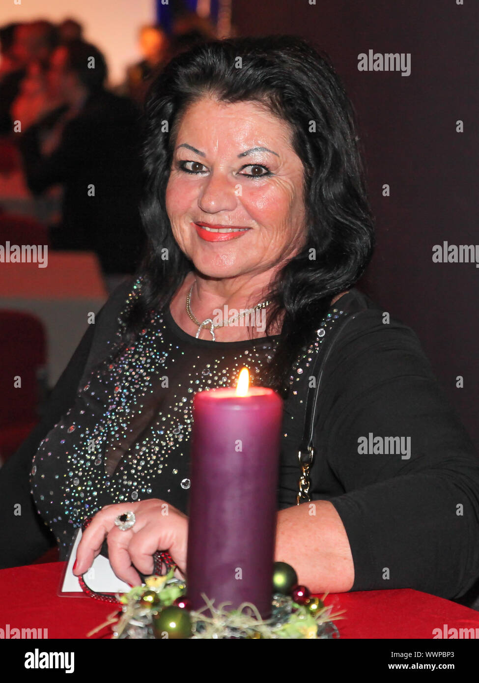 Helga Silbereisen (Mutter von Florian Silbereisen) beim Adventsfest der 100.000 Lichter 2015 en Lermoos Foto de stock