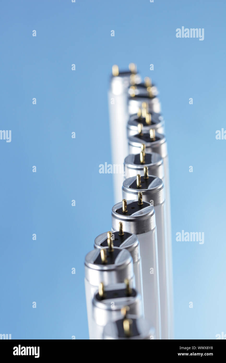 Los nuevos tubos fluorescentes con racor T-8 Fotografía de stock - Alamy
