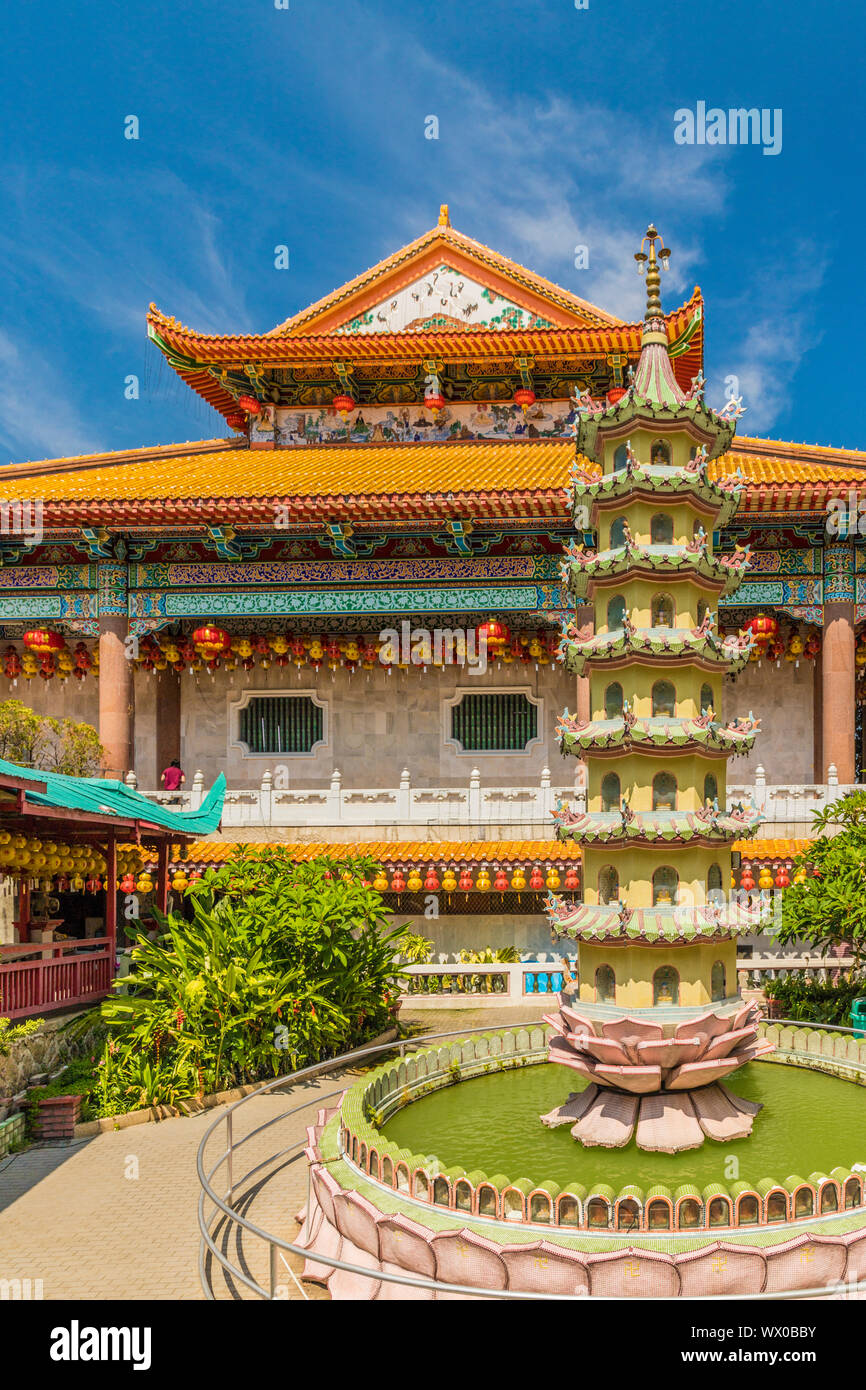 Templo Kek Lok Si, George Town, Penang, Malasia, Sudeste Asiático, Asia Foto de stock