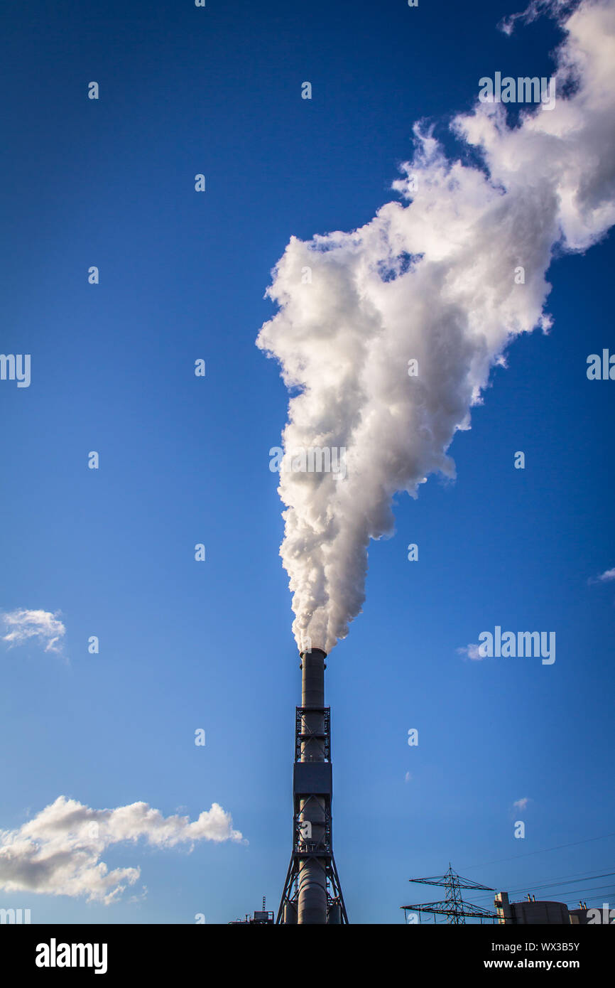 Contaminación del aire Foto de stock