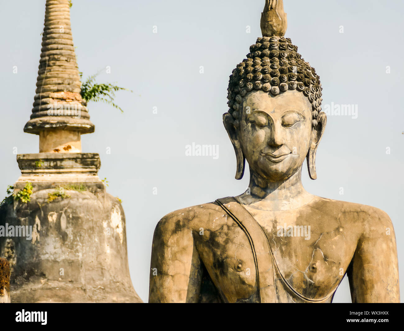 Estatua de Buda en Tailandia, digital photo foto como fondo Foto de stock