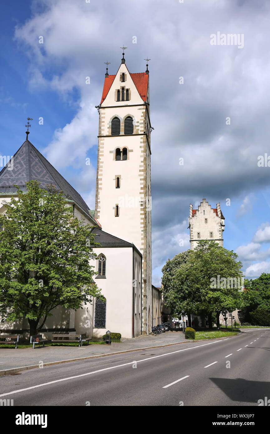 Ravensburg es una ciudad en Alemania con muchas atracciones históricas Foto de stock