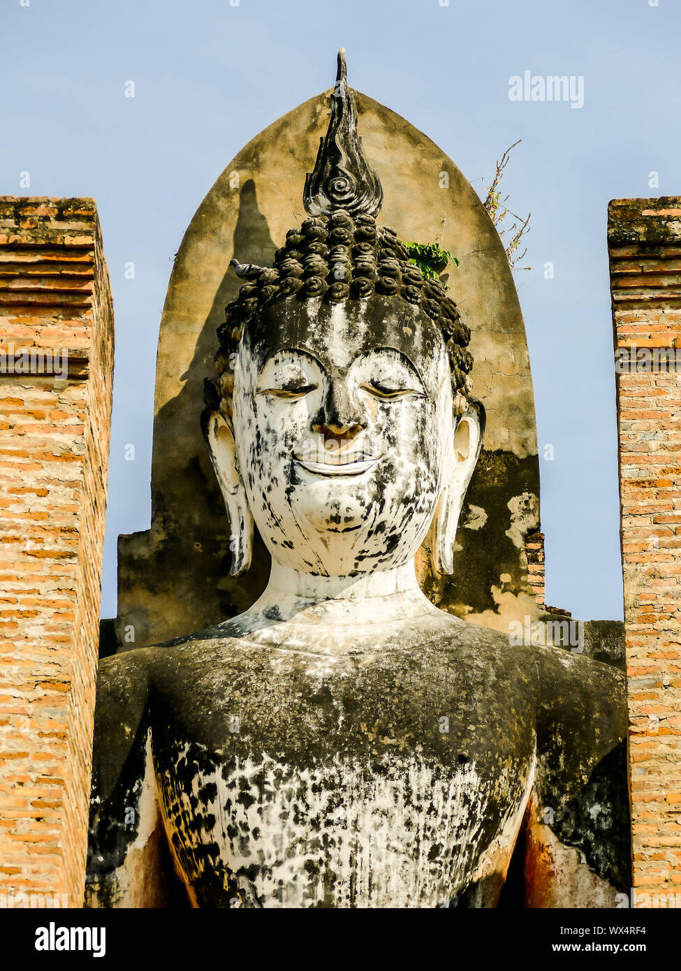 Estatua de Buda en Tailandia ayutthaya, digital photo foto como fondo Foto de stock