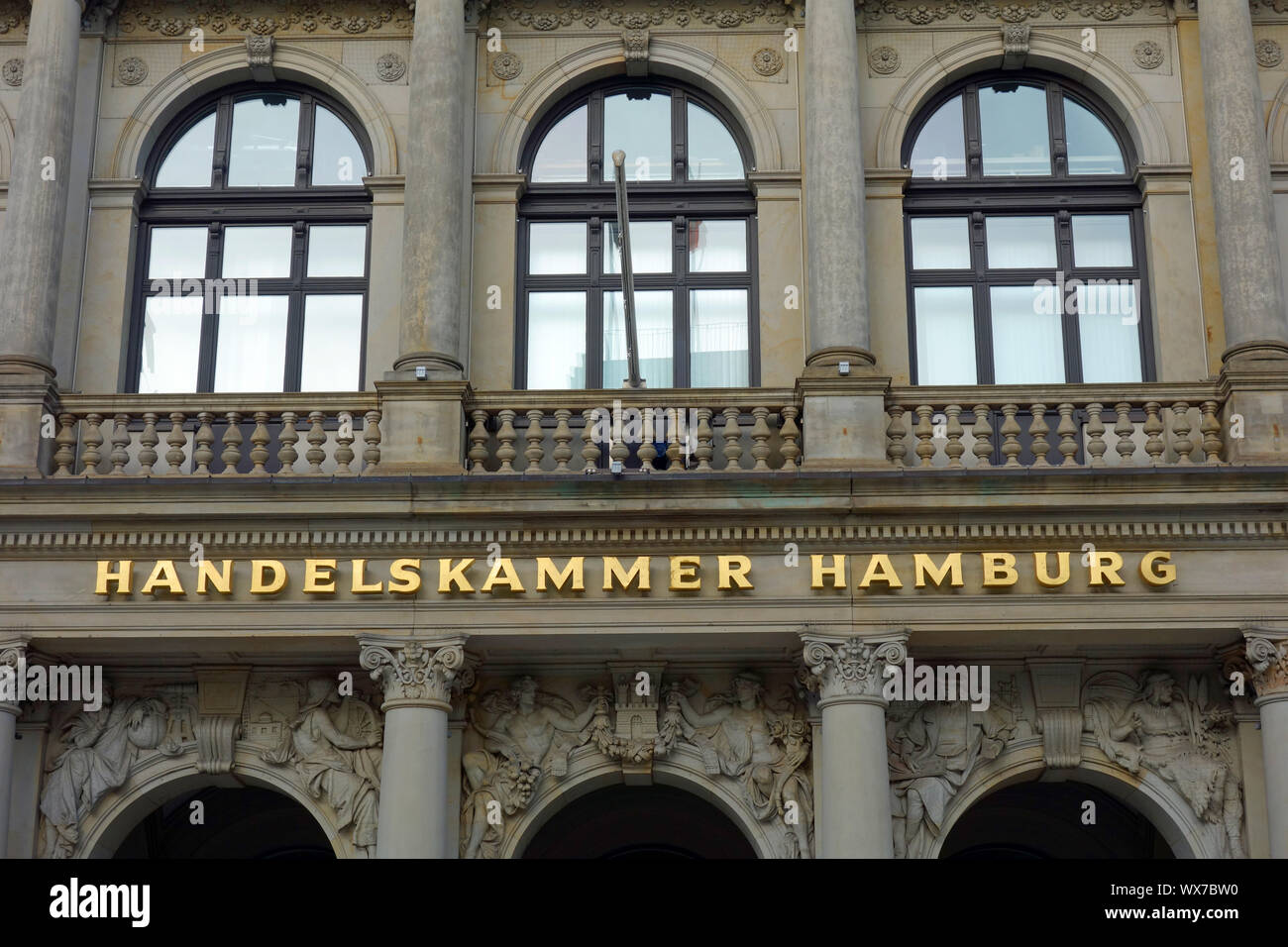 Cámara de Comercio de Hamburgo Foto de stock