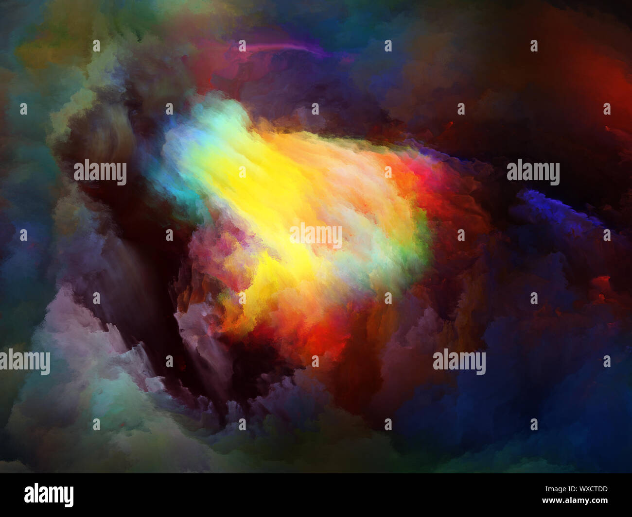 Serie de visión del color. Como telón de fondo compuesto de coloridas