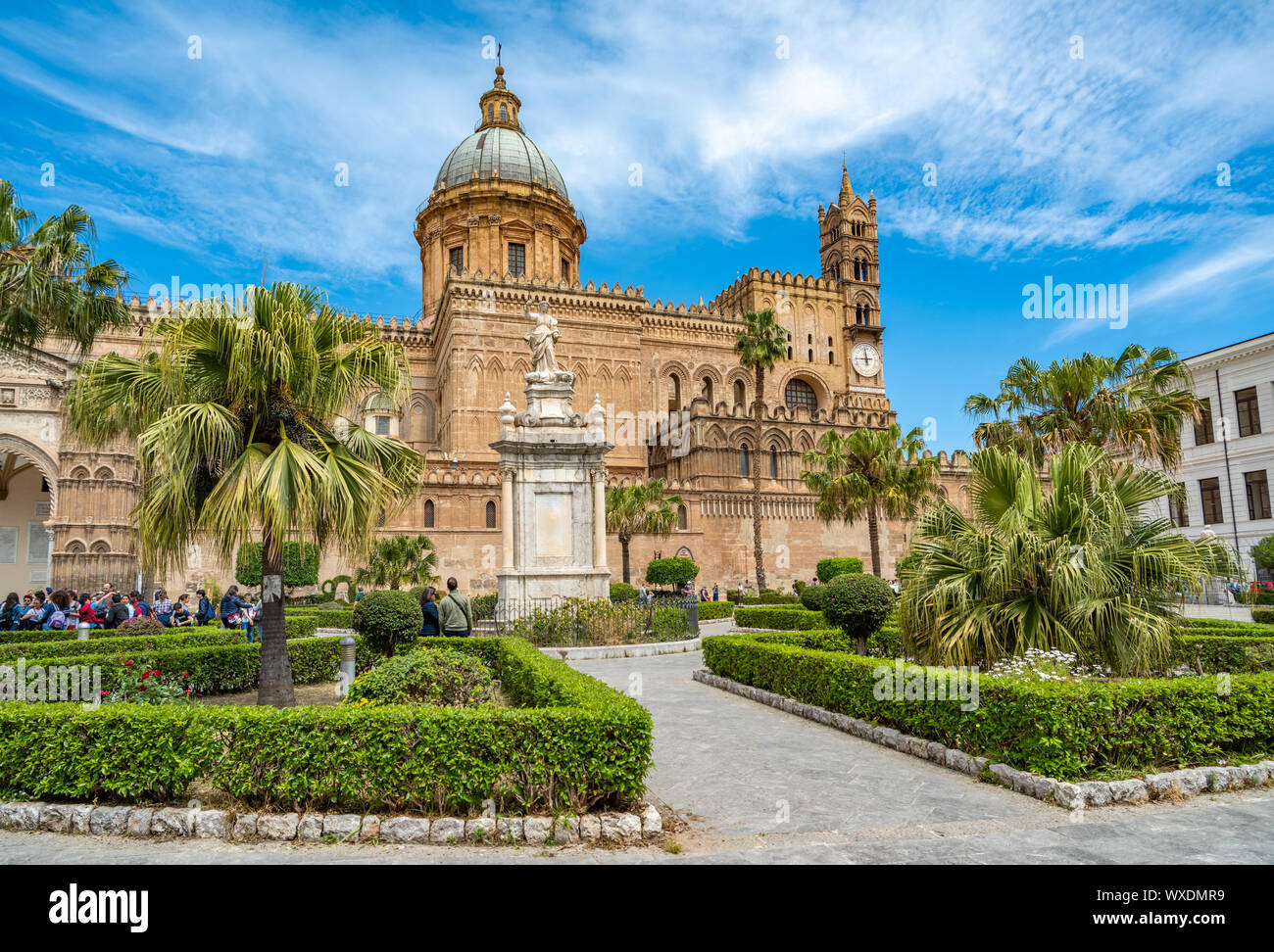 La Catedral de Palermo en Sicilia, Italia Foto de stock