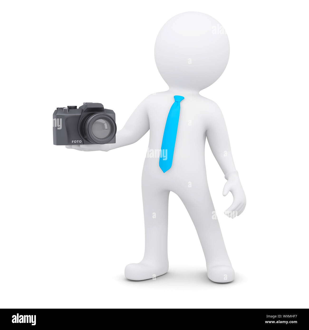 3D-ilustración de cámara pequeña para llevar con diseño compacto sobre  blanco Fotografía de stock - Alamy
