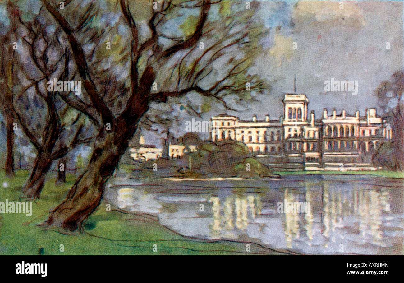 El Foreign Office, desde St Jame's Park, c1925. Anima de Horace Mann (1862-1936) Foto de stock