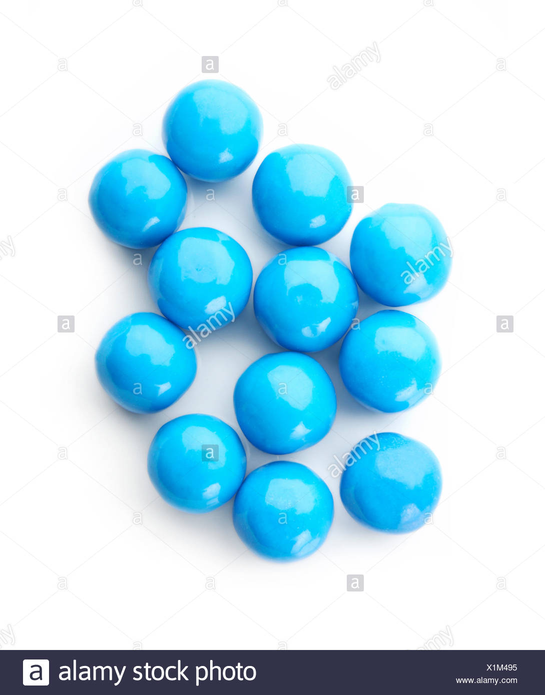 Azul caramelo aislado Fotografía de stock - Alamy