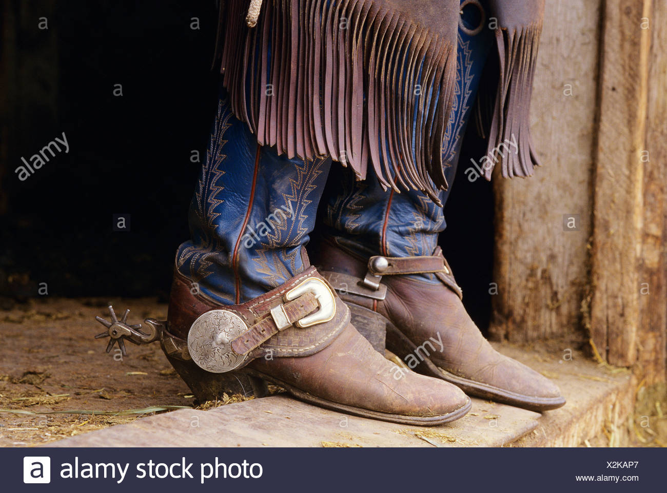 botas vaqueras con espuelas
