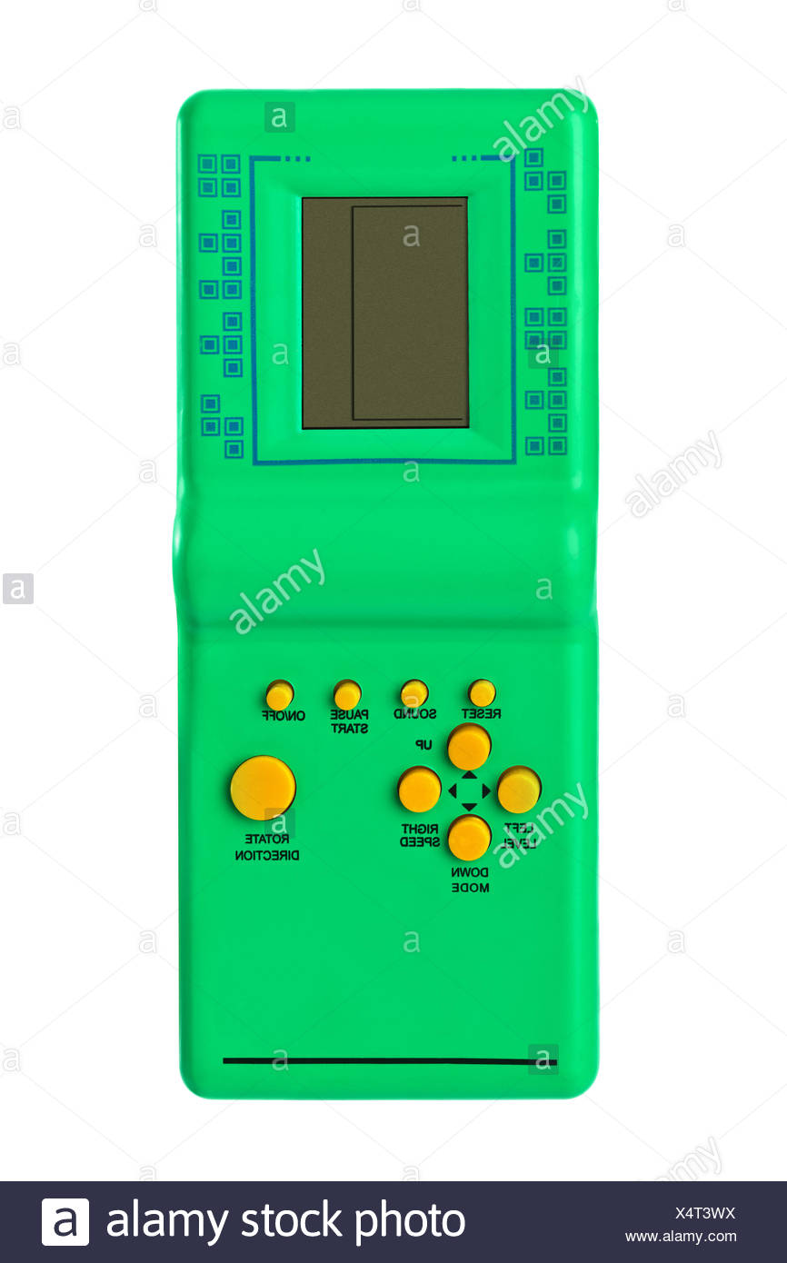 Tetris juego electrónico Fotografía de stock - Alamy