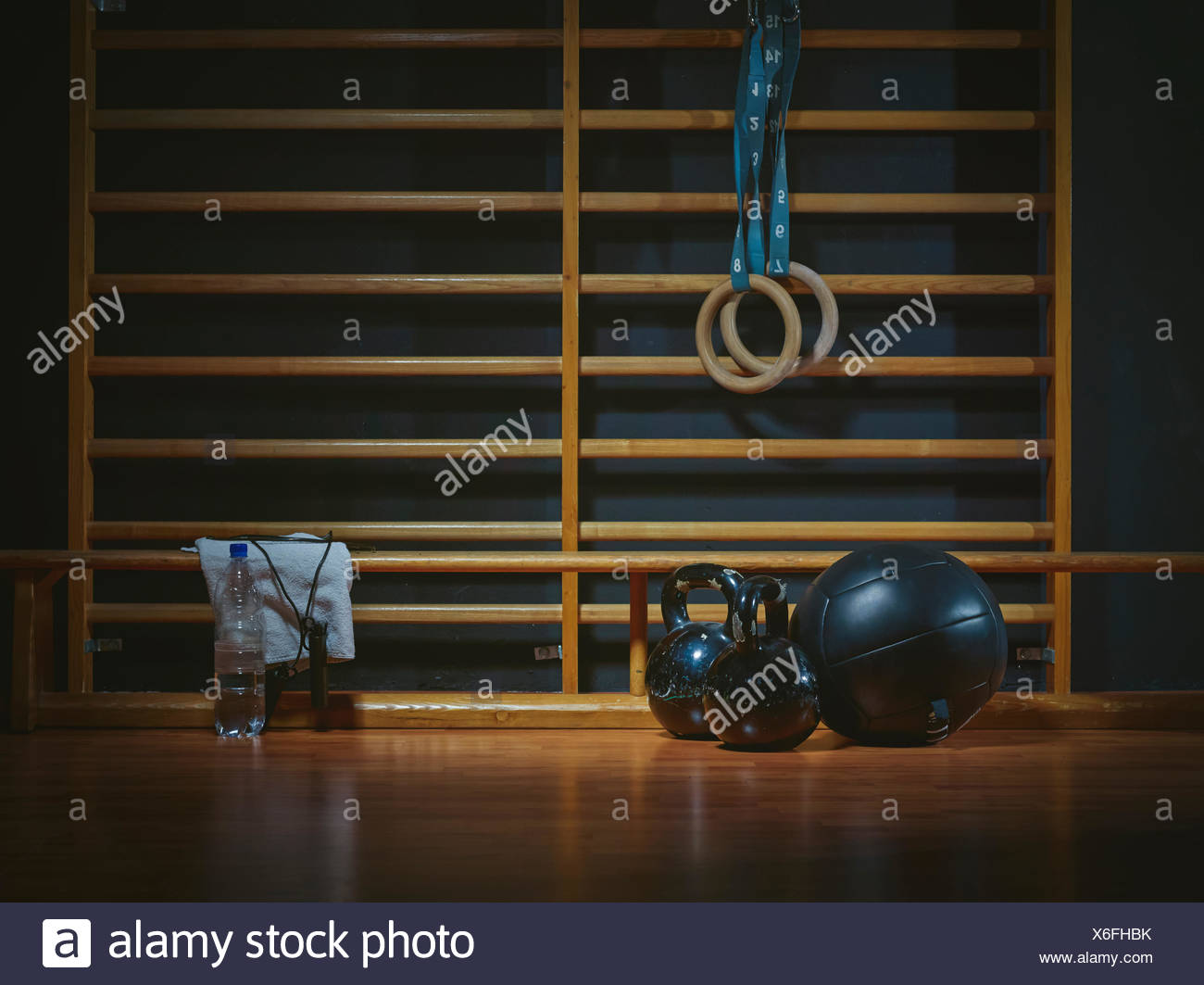 Equipos Para Entrenamiento Funcional En La Pared Barras En El
