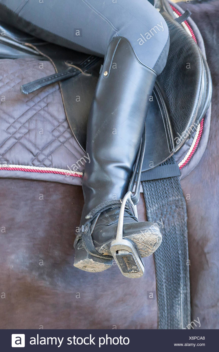 Cabalgatas dedos girado demasiado lejos Foto de stock