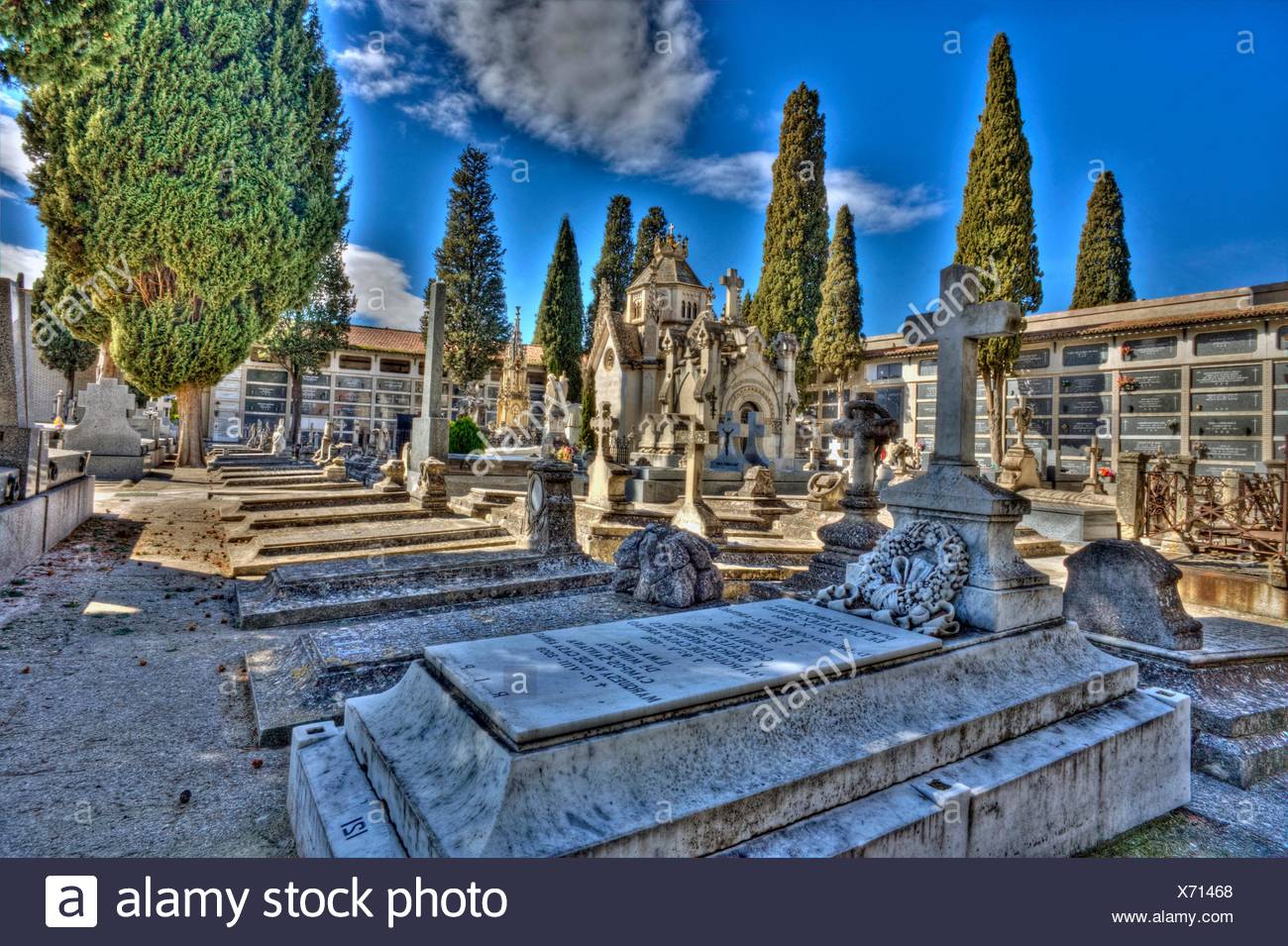 Cementerio Sacramental De San Justo Madrid Espana Fotografia De Stock Alamy