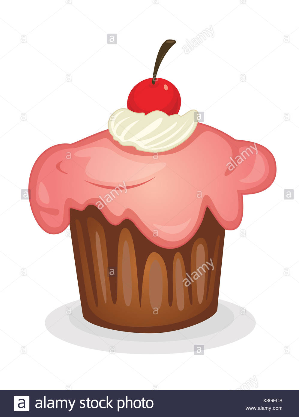 Comic Dibujos Animados Ilustraciones Dulce Ilustracion Tortas