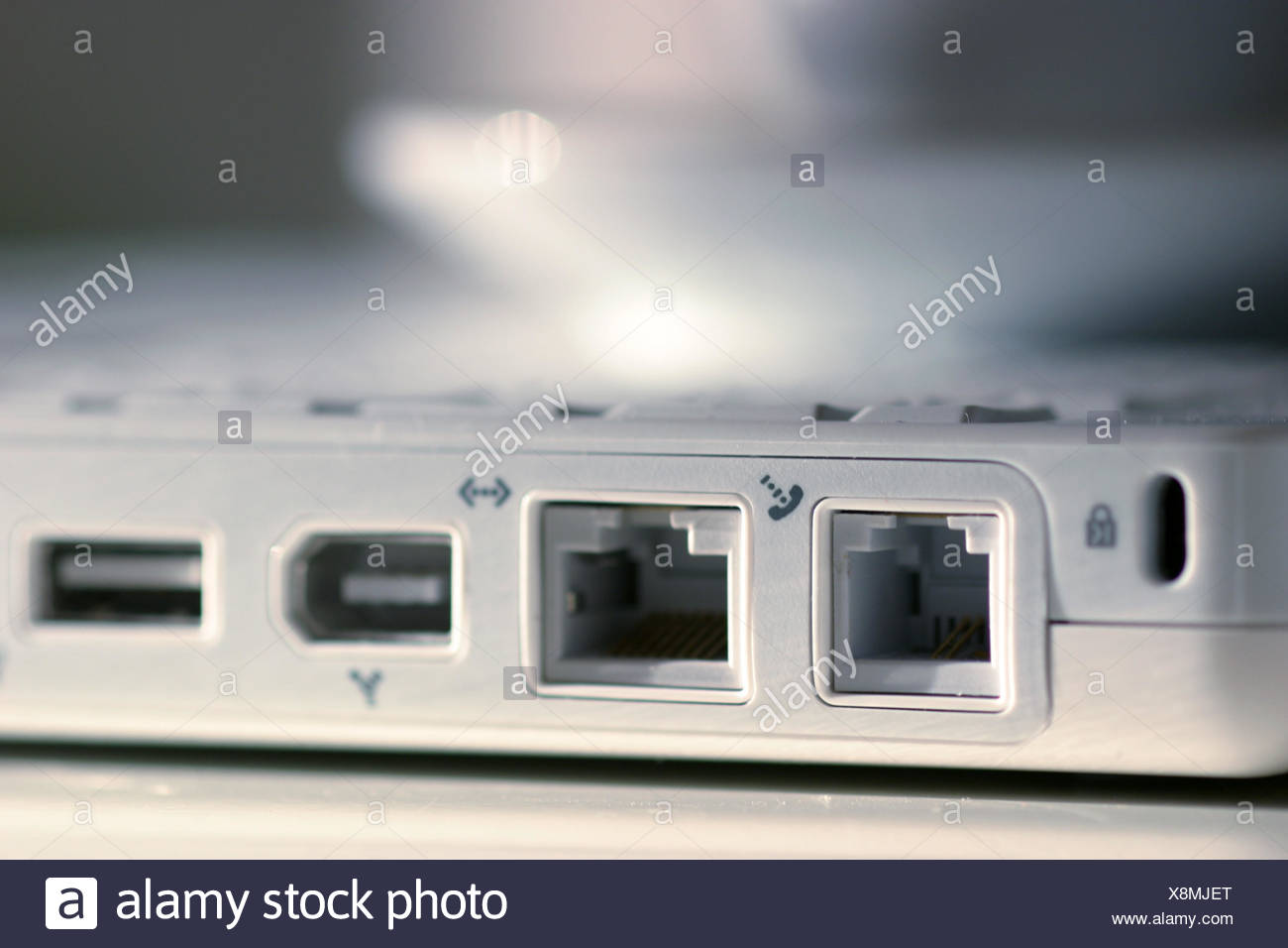 Laptop, Notebook,ordenadores,ordenador,PC,enchufe,DSL, módem ...